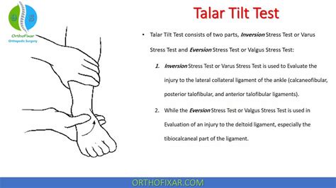 talar tilt test positive